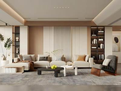 现代客厅模型