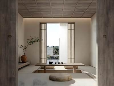 日式榻榻米茶室