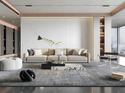 现代客厅模型