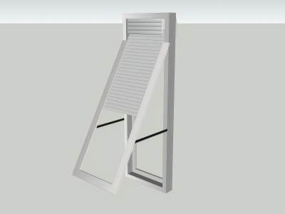 现代卫生间百叶窗