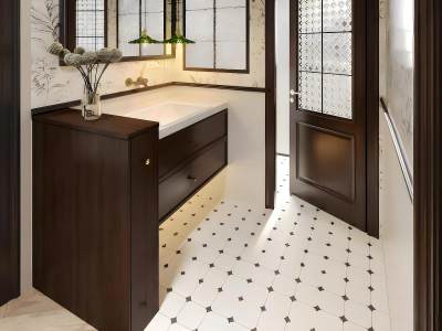 法式中古卫生间