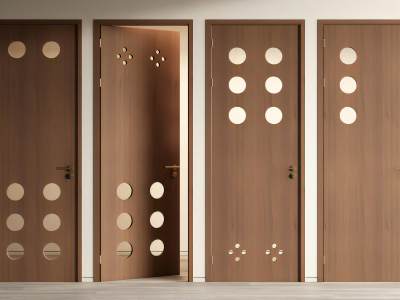 侘寂风中古单开门