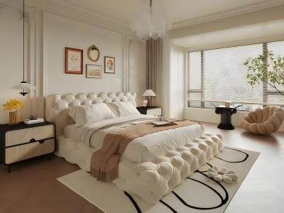 法式奶油风卧室