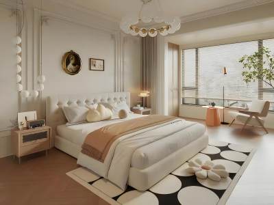 法式奶油风卧室