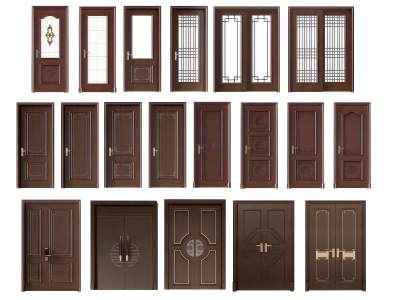 新中式实木门