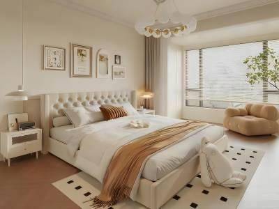 法式奶油风卧室