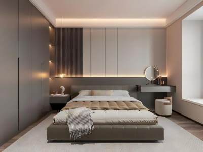 现代意式轻奢家居卧室