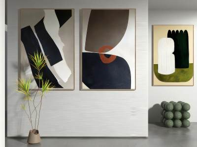 现代抽象装饰画