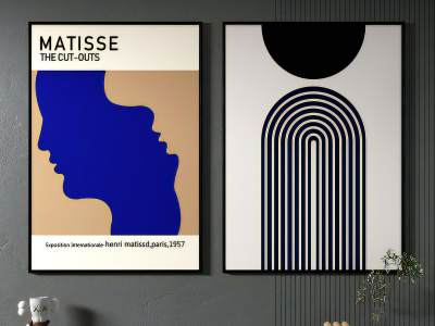 现代抽象装饰画挂画