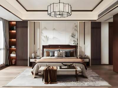 新中式家居卧室
