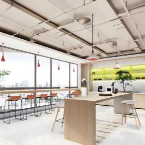 现代茶水间休闲区