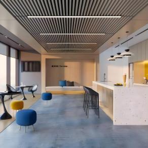 现代茶水间茶水室