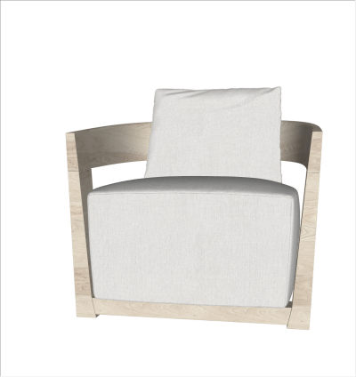 现代休闲单人沙发椅