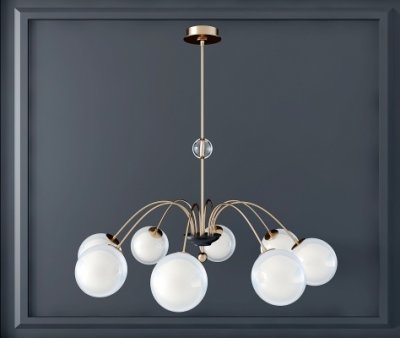 m210820现代轻奢球形吊灯,吊灯,