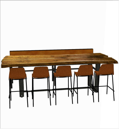 工业风餐桌椅