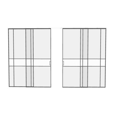 编织纹理长虹玻璃移门