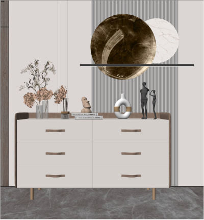 现代边柜玄关柜子