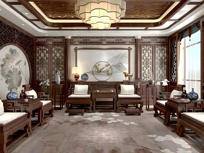 中式家居客厅