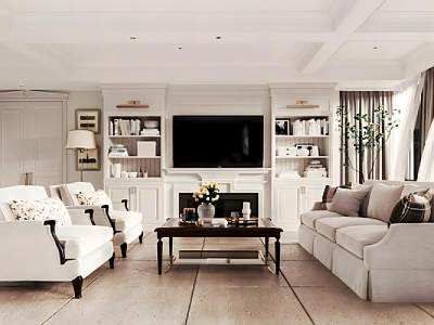 美式家居客厅