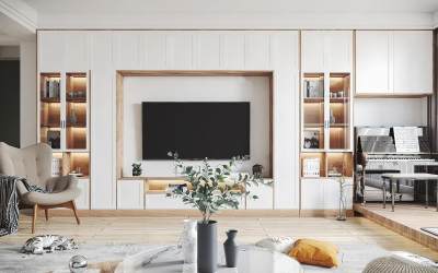 新中式家居客厅