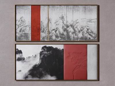 新中式装饰挂画