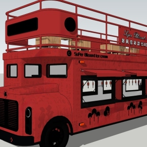 现代主题汽车餐厅