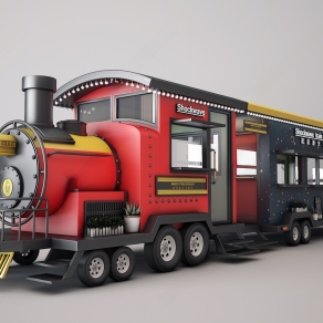 现代主题汽车餐厅