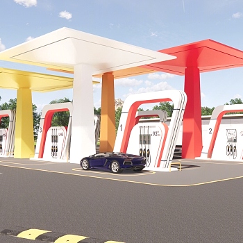 现代加油站