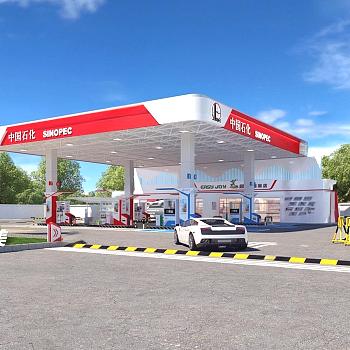 现代加油站