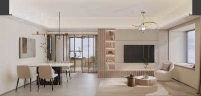 现代奶油客餐厅