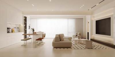 现代奶油客餐厅