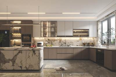 现代开放式厨房