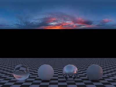 【HDR贴图】外景天空蓝天白云HDR贴图