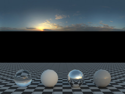 【HDR贴图】外景天空蓝天白云HDR贴图