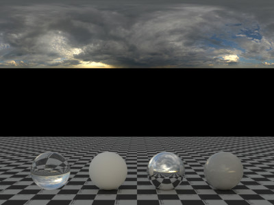 【HDR贴图】外景天空蓝天白云HDR贴图