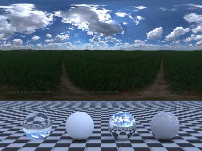 【HDR贴图】外景天空蓝天白云HDR贴图