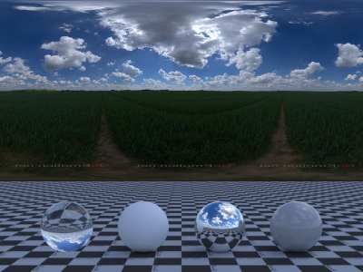 【HDR贴图】外景天空蓝天白云HDR贴图