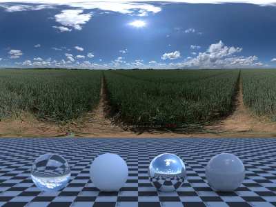 【HDR贴图】外景天空蓝天白云HDR贴图