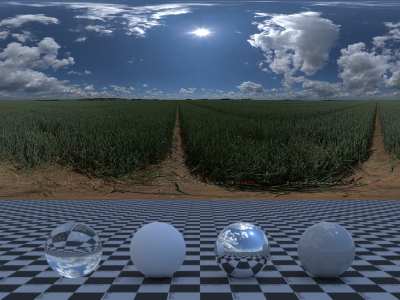 【HDR贴图】外景天空蓝天白云HDR贴图