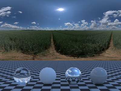 【HDR贴图】外景天空蓝天白云HDR贴图