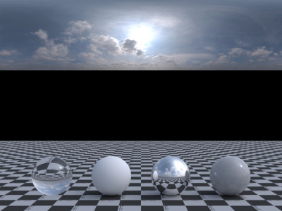 【HDR贴图】外景天空蓝天白云HDR贴图