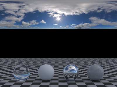 【HDR贴图】外景天空蓝天白云HDR贴图