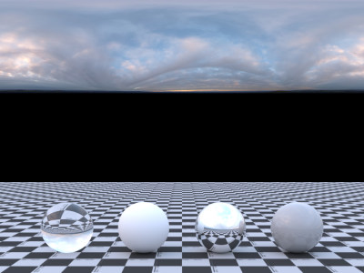 【HDR贴图】外景天空蓝天白云HDR贴图