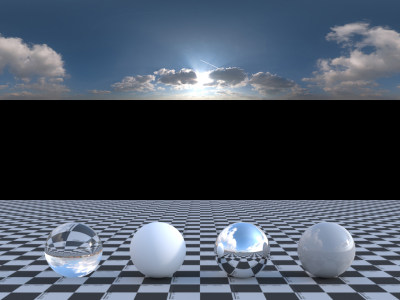 【HDR贴图】外景天空蓝天白云HDR贴图