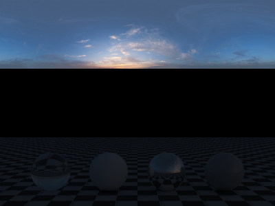 【HDR贴图】外景天空蓝天白云HDR贴图