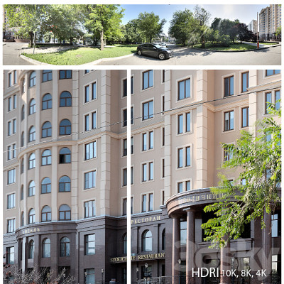 【HDR贴图】户外风景城市建筑展示HDR贴图