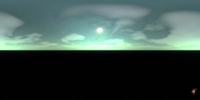 【HDR贴图】黄昏天空HDR贴图