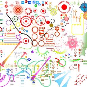 【免扣素材】PSD常用箭头