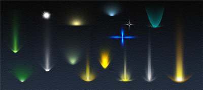 【免扣素材】灯光特效PSD素材