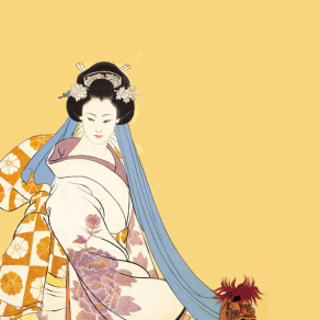 日式人物装饰画